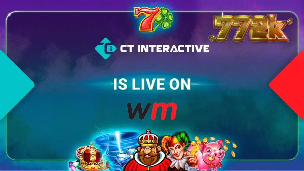 Interface de jogo de slot moderno com gráficos coloridos e símbolos brilhantes